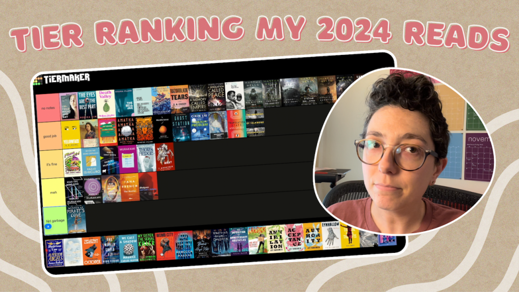 video: tier ranking 59&nbsp;books