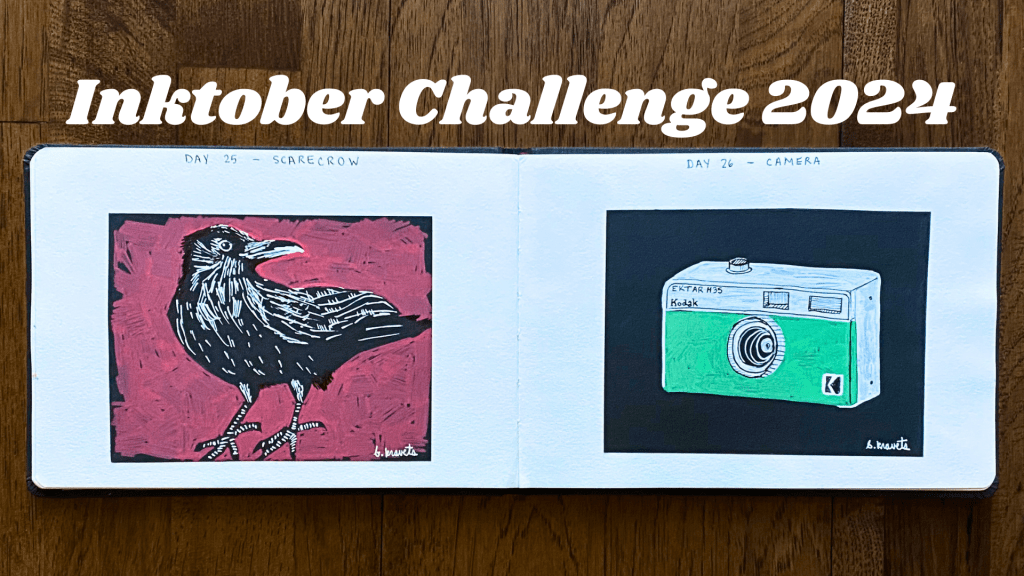video: inktober 2024 sketchbook&nbsp;tour