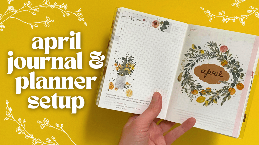 april 2025 journal & planner&nbsp;setup