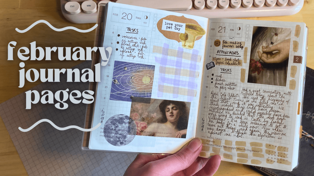 february 2025 journal flip&nbsp;through