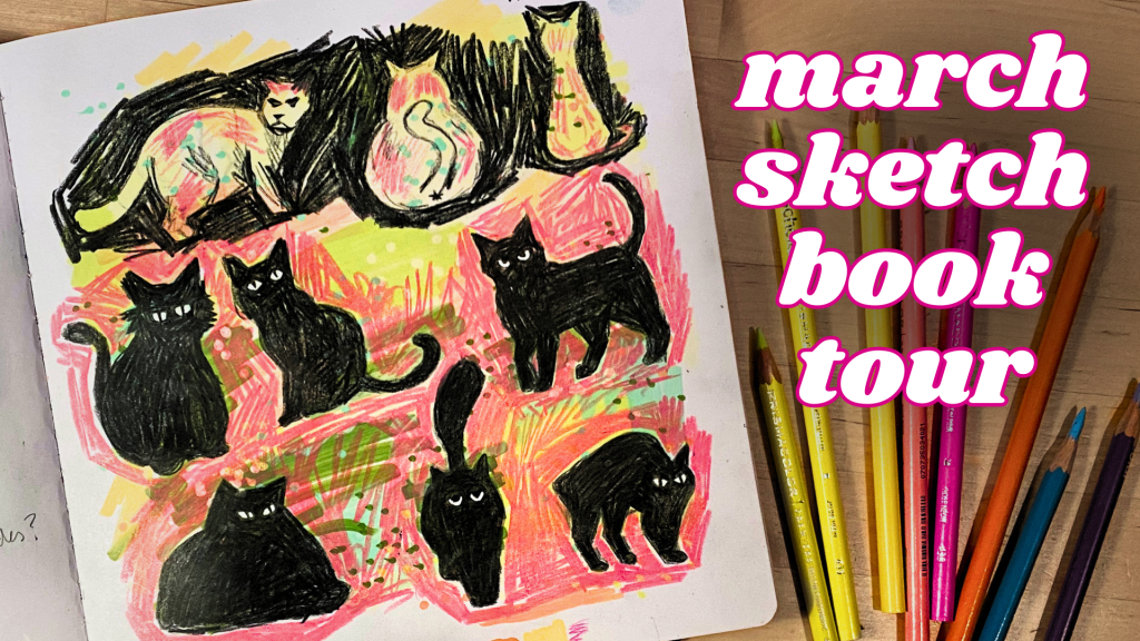 february-march sketchbook tour