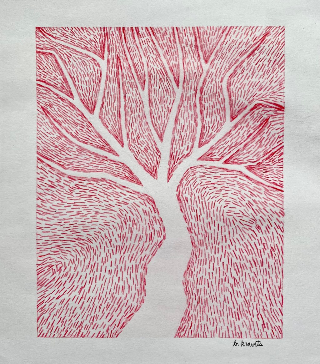 red tree